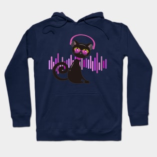 Scratchy - The DJ cat Hoodie